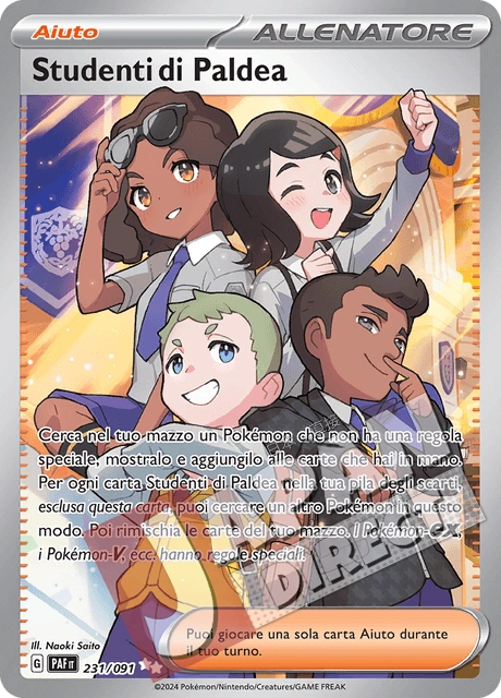 (PAF 231/091) Studenti di Paldea  Full Art