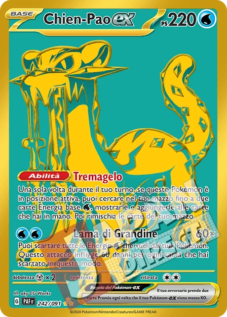 (PAF 242/091) Chien-Pao-ex  Rara Segreta