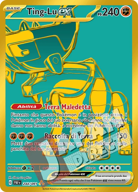 (PAF 244/091) Ting-Lu-ex  Rara Segreta