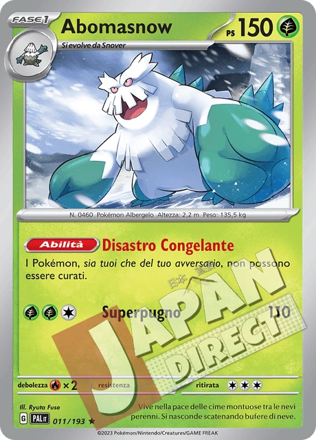 (PAL 011/193) Abomasnow  Rara