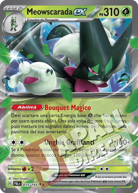 (PAL 015/193) Meowscarada-ex  Double Rare