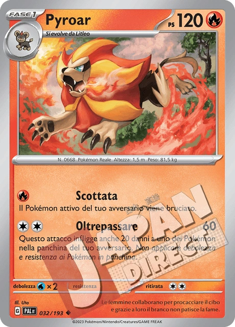 (PAL 032/193) Pyroar  Non Comune