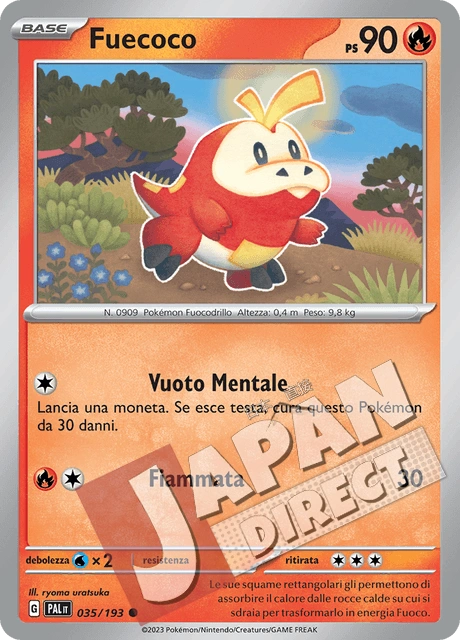 (PAL 035/193) Fuecoco  Comune