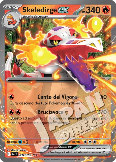 (PAL 037/193) Skeledirge-ex  Double Rare