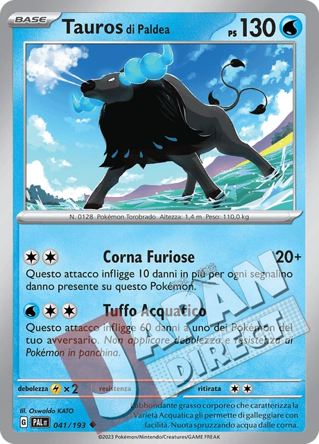 (PAL 041/193) Tauros di Paldea  Non Comune