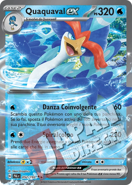 (PAL 052/193) Quaquaval-ex  Double Rare