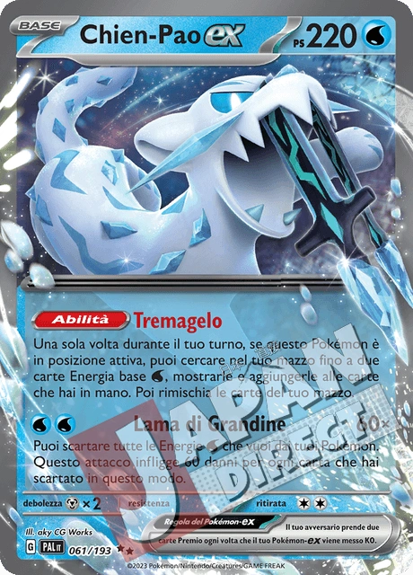 (PAL 061/193) Chien-Pao-ex  Double Rare