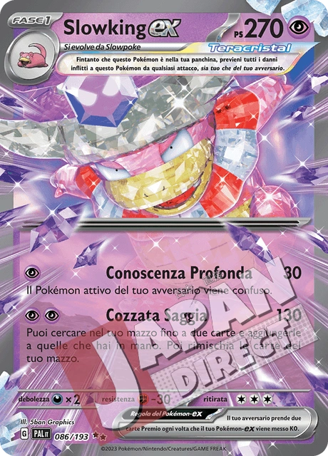 (PAL 086/193) Slowking-ex Teracristal Double Rare