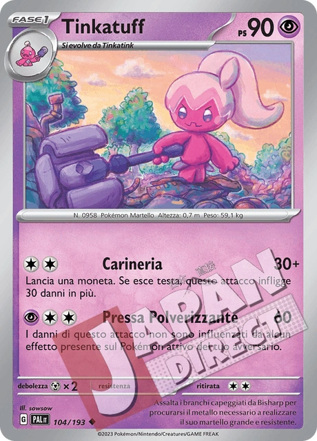 (PAL 104/193) Tinkatuff  Non Comune