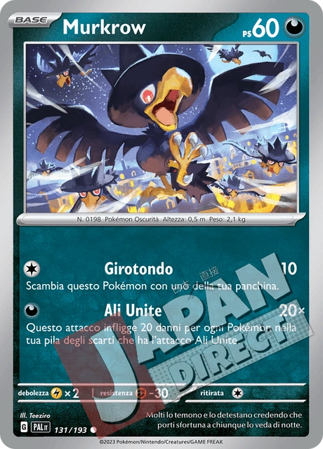 (PAL 131/193) Murkrow  Comune
