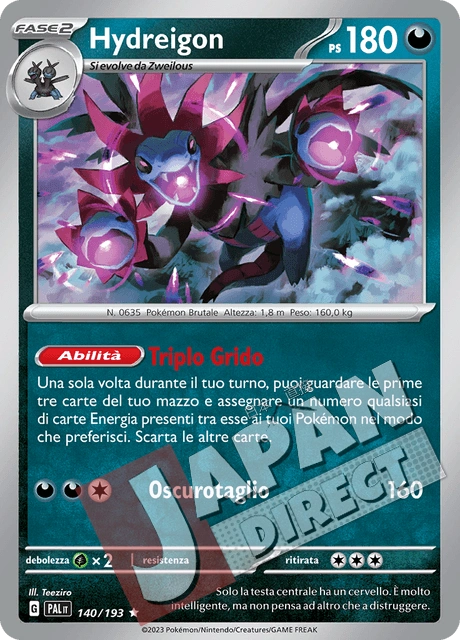 (PAL 140/193) Hydreigon  Rara