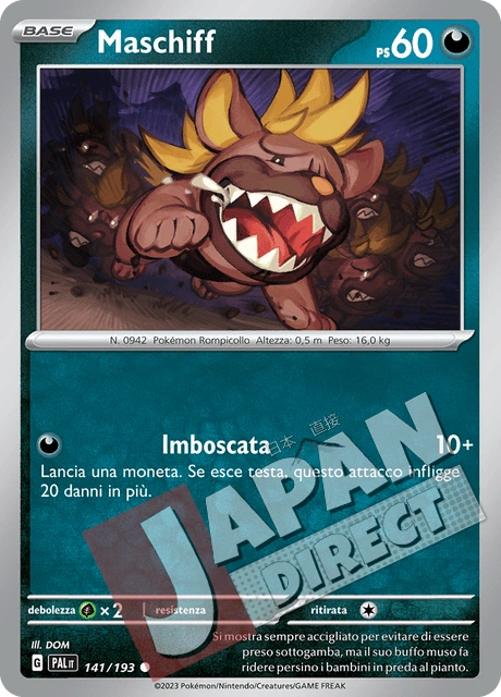 (PAL 141/193) Maschiff  Comune