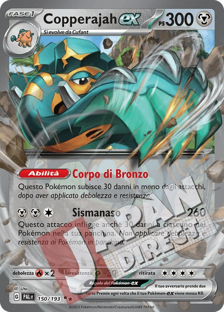 (PAL 150/193) Copperajah-ex  Double Rare
