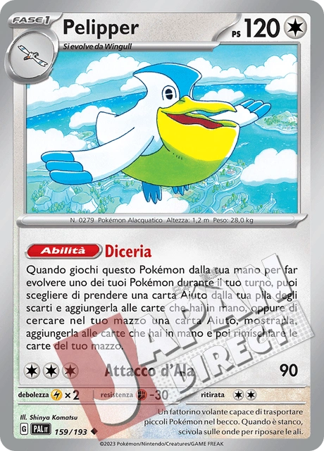 (PAL 159/193) Pelipper  Non Comune