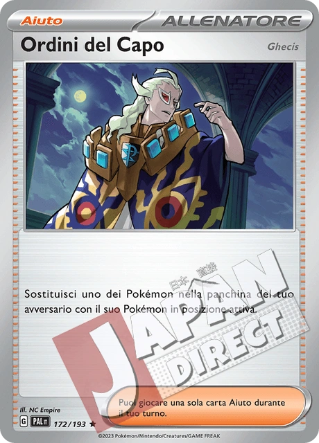 (PAL 172/193) Ordini del Capo  Rara