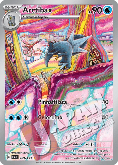 (PAL 209/193) Arctibax  Illustrazione Rara