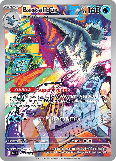 (PAL 210/193) Baxcalibur  Illustrazione Rara