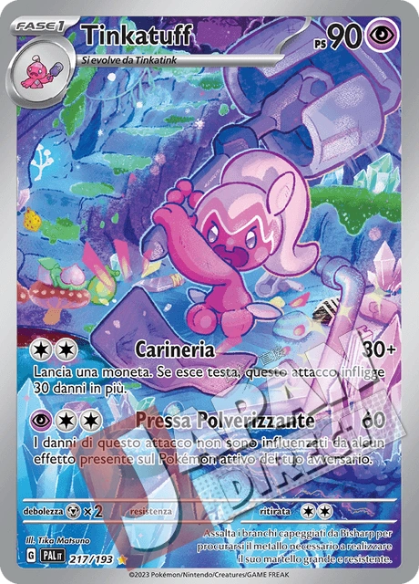 (PAL 217/193) Tinkatuff  Illustrazione Rara