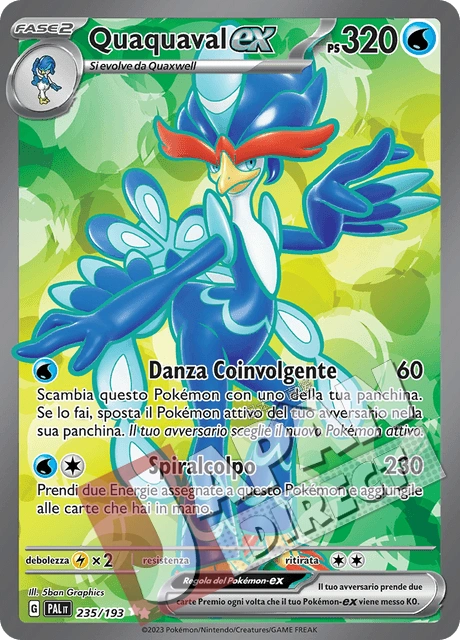 (PAL 235/193) Quaquaval-ex  Full Art