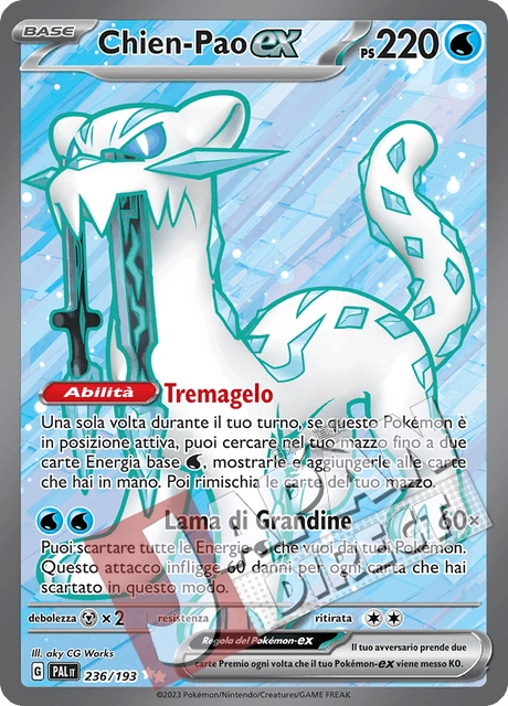(PAL 236/193) Chien-Pao-ex  Full Art