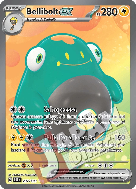 (PAL 237/193) Bellibolt-ex  Full Art
