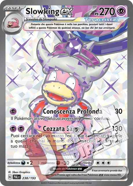 (PAL 238/193) Slowking-ex Teracristal Full Art