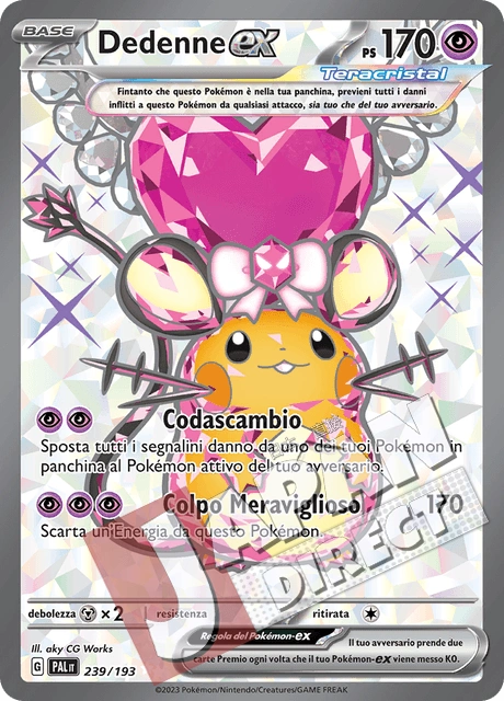 (PAL 239/193) Dedenne-ex Teracristal Full Art