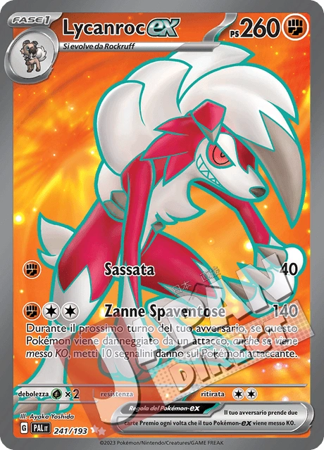 (PAL 241/193) Lycanroc-ex  Full Art