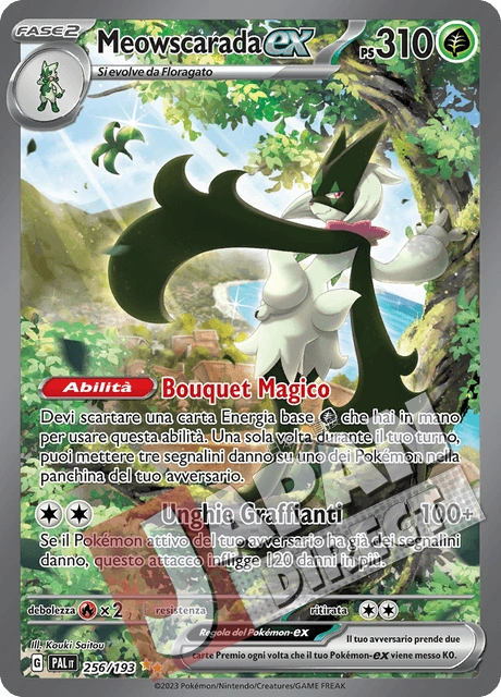 (PAL 256/193) Meowscarada-ex  Alternative Art