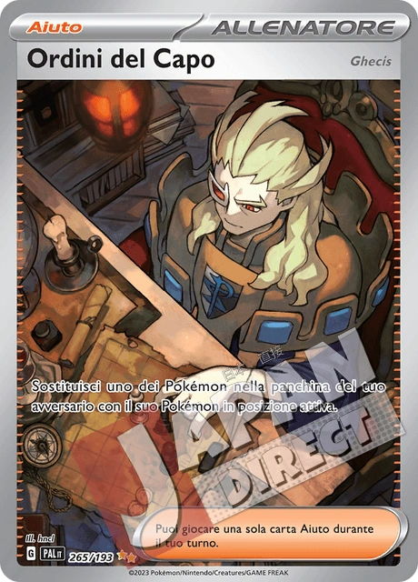 (PAL 265/193) Ordini del Capo  Alternative Art