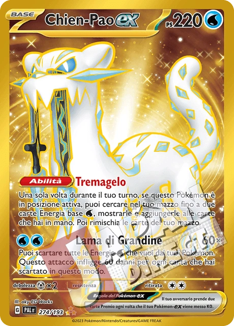 (PAL 274/193) Chien-Pao-ex  Rara Segreta