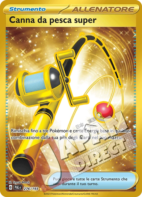 (PAL 276/193) Canna da pesca super  Rara Segreta