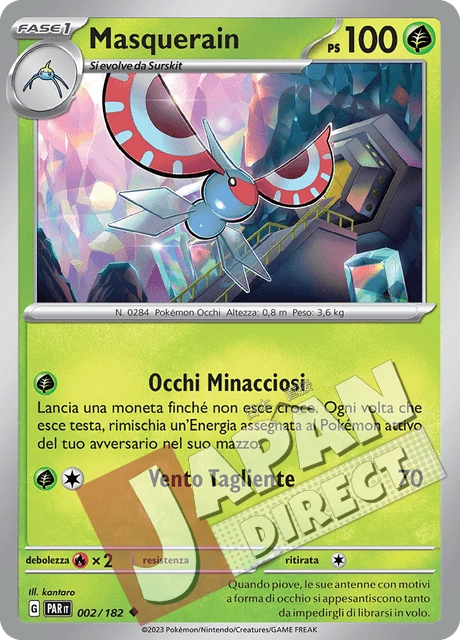 (PAR 002/182) Masquerain  Non Comune