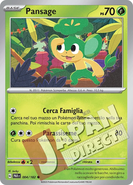 (PAR 004/182) Pansage  Comune