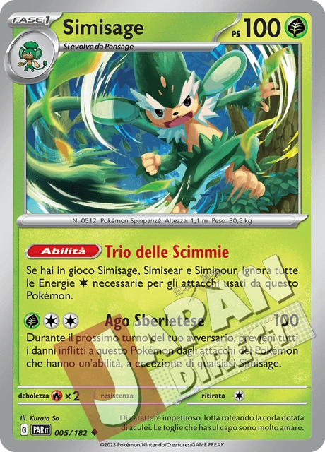 (PAR 005/182) Simisage  Non Comune