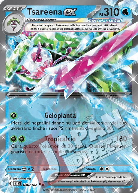 (PAR 046/182) Tsareena-ex Teracristal Double Rare
