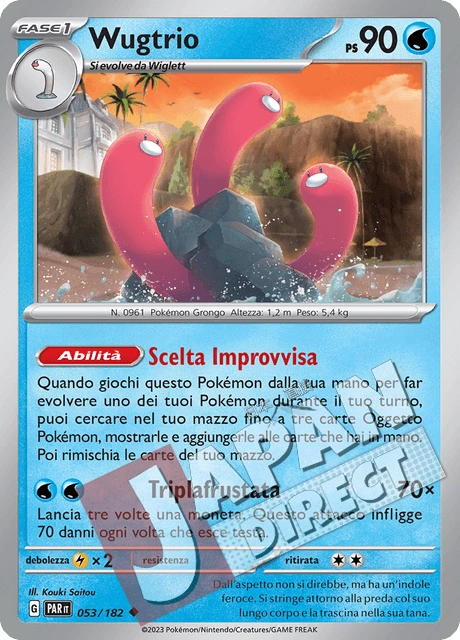 (PAR 053/182) Wugtrio  Non Comune