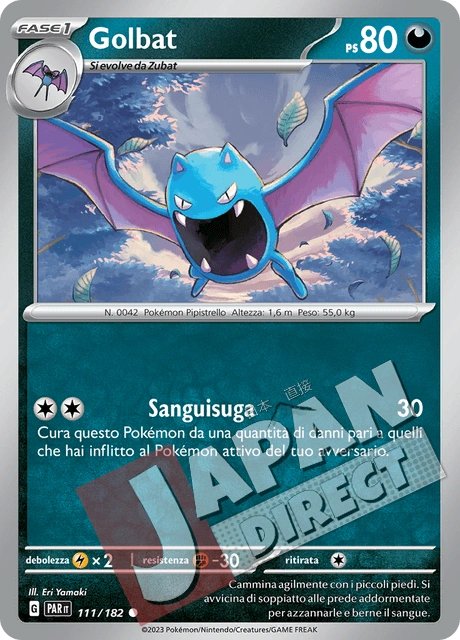 (PAR 111/182) Golbat  Comune