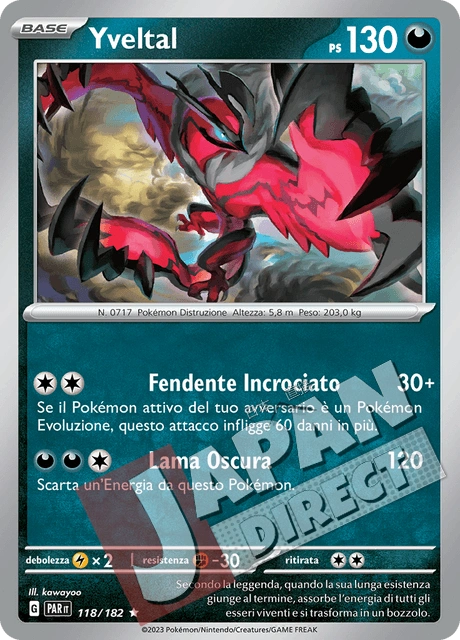 (PAR 118/182) Yveltal  Rara