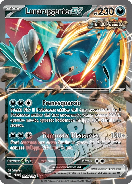 (PAR 124/182) Lunaruggente-ex  Double Rare