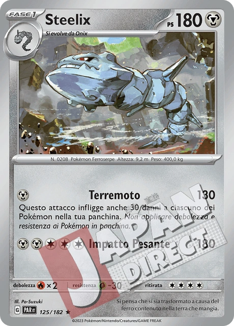 (PAR 125/182) Steelix  Rara
