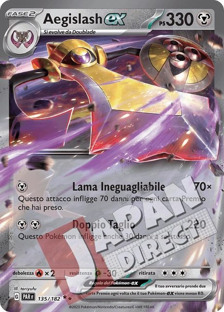 (PAR 135/182) Aegislash-ex  Double Rare