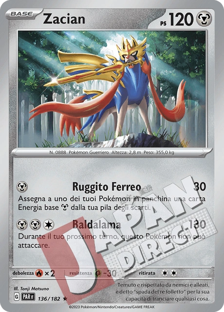 (PAR 136/182) Zacian  Rara