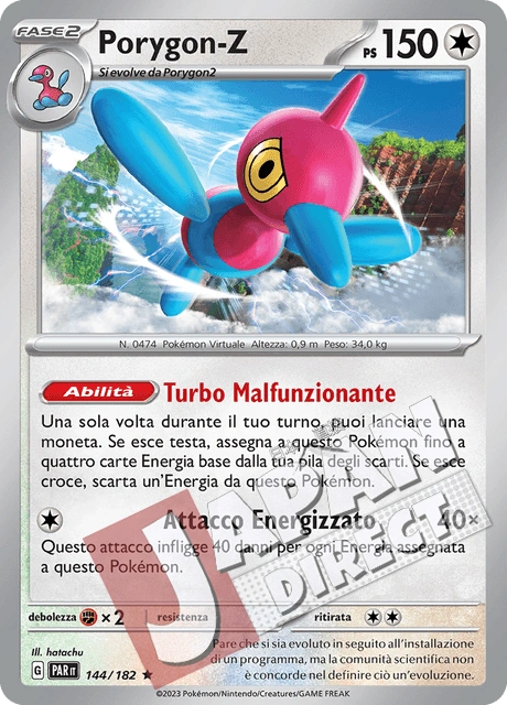 (PAR 144/182) Porygon-Z  Rara