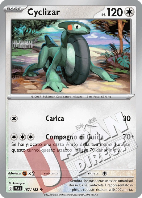 (PAR 157/182) Cyclizar  Non Comune