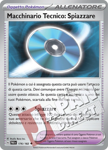 (PAR 176/182) Macchinario Tecnico: Spiazzare  Non Comune