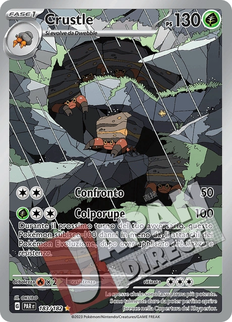 (PAR 183/182) Crustle  Illustrazione Rara