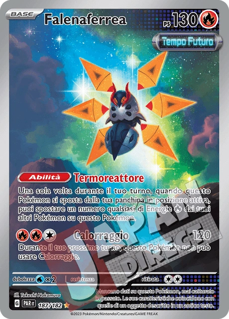 (PAR 187/182) Falenaferrea  Illustrazione Rara