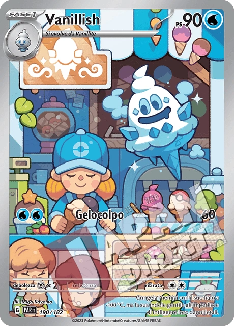(PAR 190/182) Vanillish  Illustrazione Rara