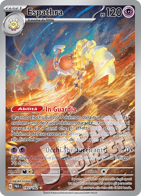 (PAR 197/182) Espathra  Illustrazione Rara